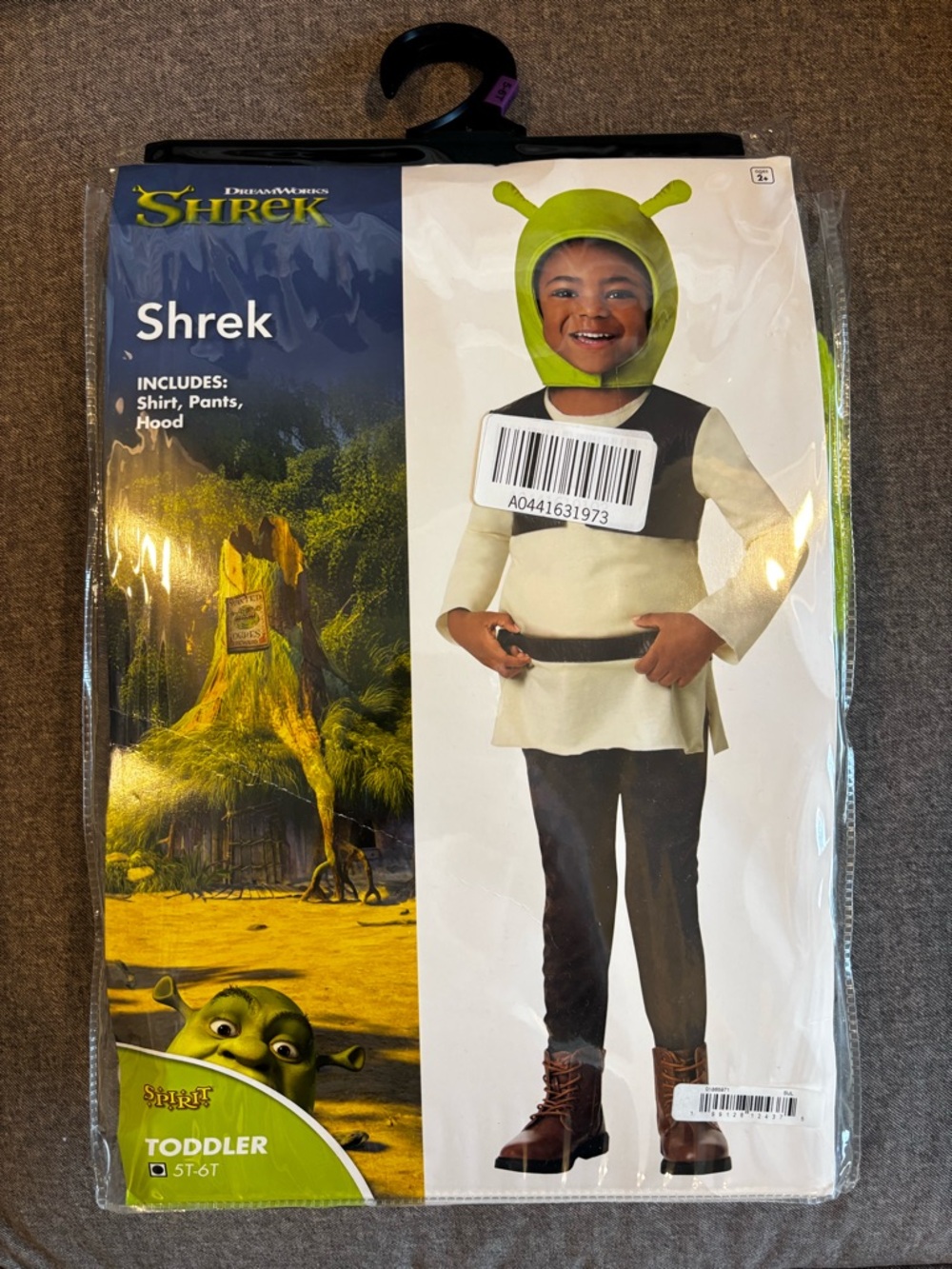 DreamWorks Shrek Toddler Costume - Green, Cream, Black